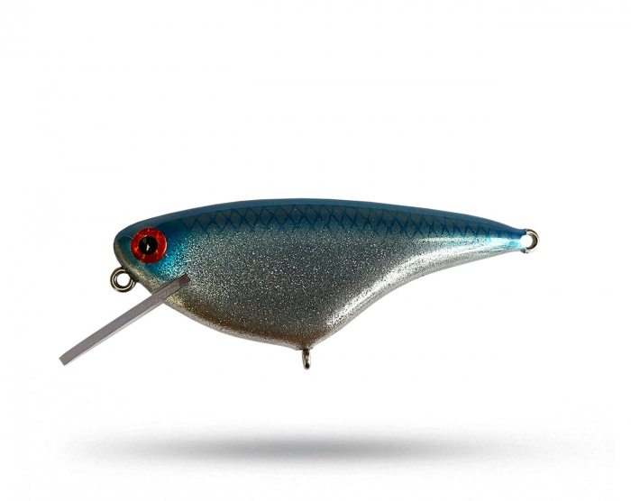 JW Lures Crank 14 cm Deep Runner - Blue Silver i gruppen Fiskedrag / Gäddwobbler hos Örebro Fiske & Outdoor AB (Crank14D - BlueS)